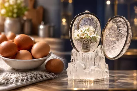 Cum a ajuns un aliment bogat în proteine să inspire o bijuterie Fabergé de 26 de milioane de euro creată pentru țarul Alexandru al III-lea. Pe 9 octombrie sărbătorim Ziua Mondială a Oului