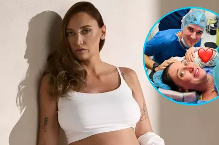 Primele imagini cu fiul actriței Ilona Brezoianu: „Un pachețel blonduț de nota 10”. Soțul vedetei de la Antena 1 a asistat la naștere