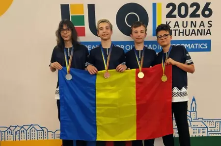 Un elev din Iași a obținut cel mai mare punctaj la Olimpiada Europeană de Informatică pentru Juniori. România a fost pe primul loc, cu 4 medalii