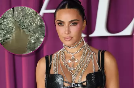 Imagini cu casa lui Kim Kardashian împodobită de Crăciun. Decorul extravagant pe care l-a ales în acest an