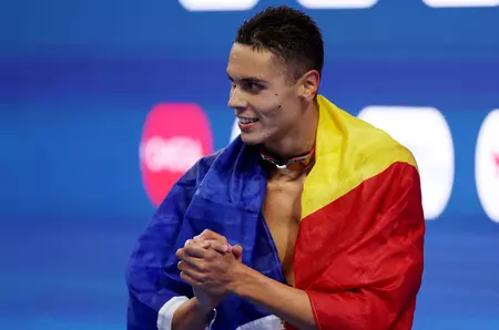 David Popovici, înapoi în România: „Secretul meu este că nu există niciun secret”