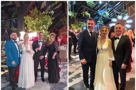 Florentin Petre s-a însurat pentru a treia oară, de Ziua Îndrăgostiților. „Mi-am găsit jumătatea!” Nuntă spectaculoasă la Brăila și o împăcare-surpriză în familia Dinamo