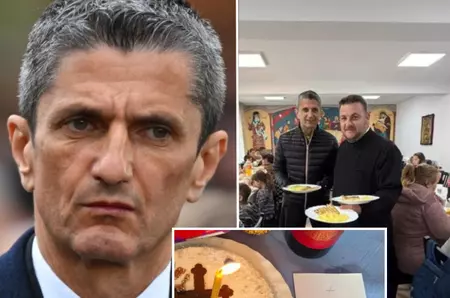 Gestul emoționant făcut de Răzvan Lucescu la pomana de 40 de zile pentru tatăl său, Mircea Lucescu. „Un gest care ne-a impresionat profund”