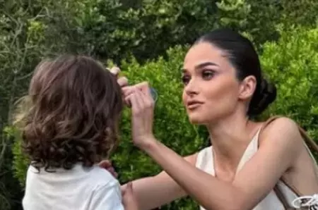 Theo Rose, imagini emoționante cu Sasha și Anghel Damian. Detaliul care i-a lăsat pe mulți fără cuvinte – de ce nu îi arată chipul copilului