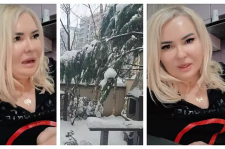 FOTO Ce a găsit Viorica de la Clejani în curte, după ninsoarea puternică de noaptea trecută: “Unul stă să cadă, ceilalți, la fel, morți."