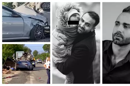 Cine este George, bărbatul care și-a pierdut viața în accidentul din Bălești, județul Gorj! În urma lui a rămas o fetiță