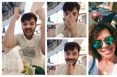 David Pușcaș nu își mai încape în piele de fericire. Tânărul urmează să meargă la un interviu pentru jobul mult visat: „Sunt singur la date, am ieșit să mă iubesc.”