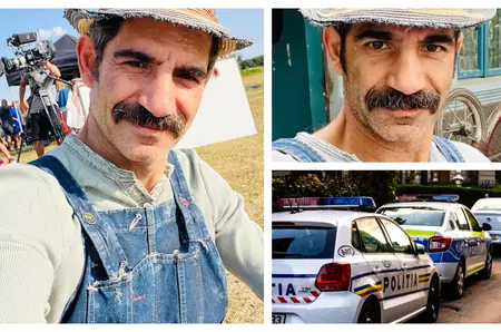 Toma Cuzin a fost reținut după ce a provocat un accident rutier. Actorul conducea cu permisul suspendat