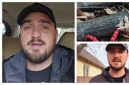 Ce a găsit unul din gemenii Graur în spatele casei. Acesta a filmat totul și a cerut ajutorul urmăritorilor: “Mă întreb ce se poate face cu ea.”