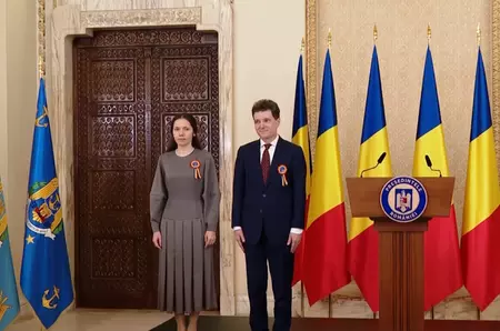 Cu ce a atras privirile Mirabela Grădinaru, la recepția de la Cotroceni. Partenera președintelui, printre vedete și influenceri