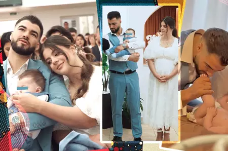 Copilul Denisei și al lui Iancu Sterp a primit binecuvântarea. De ce au ales cei doi părinți să nu-l boteze pe David: „Așa cum este scris în Biblie”