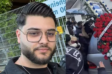 Scene cutremurătoare la înmormântarea lui Gabriel, tânărul de 25 de ani mort în spitalul din Buzău! Au apărut după ce a fost condus la groapă și toată lumea a rămas înmărmurită. Toți au scos telefoanele să filmeze