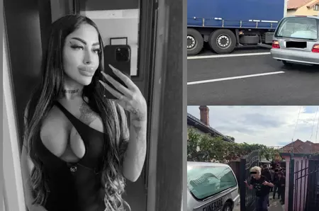 Imagini sfâșietoare în Filiași! Sicriul cu trupul neînsuflețit al Valentinei a fost adus la casa părintească