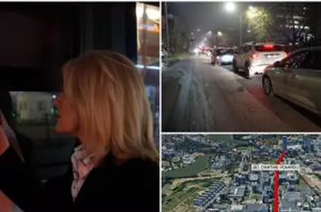 Cel mai aglomerat bulevard din Bucureşti. Câteva sute de metri, parcurşi şi în două ore