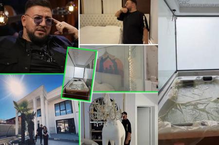 Așa ceva mai vezi doar în filme! Cum arată vila de 2 milioane de euro a lui Costel Biju. A ales doar mobilă de lux. Are inclusiv o cameră VIP, pentru oaspeți, dotată cu jacuzzi / VIDEO