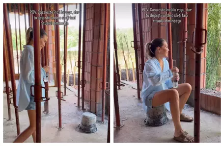 Avem imaginile. Gina Pistol a publicat filmuleţul despre secretul lui Smiley pe reţele