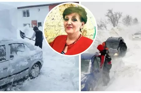 ALERTĂ MAXIMĂ! Dublu ciclon peste România! Un nou vortex polar s-a format în Muntenia. Romica Jurca: Va fi și mai rău de acum!
