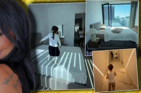 Primele imagini din penthouse-ul Andreei Popescu după ce l-a amenajat. Cum au reacționat copiii când și-au văzut camerele. Dormitorul ei este wooow! / GALERIE FOTO
