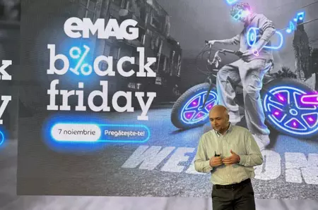 Catalogul eMAG de Black Friday 2025. Televizor la 200 de lei, maşină de spălat la 650 de lei, bilet pe viaţă la Untold