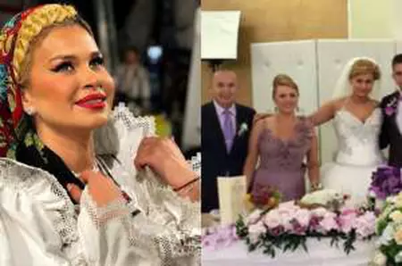Imagini rare de la nunta Oanei Tomoiagă. Nașii artistei au fost Cornelia și Lupu Rednic
