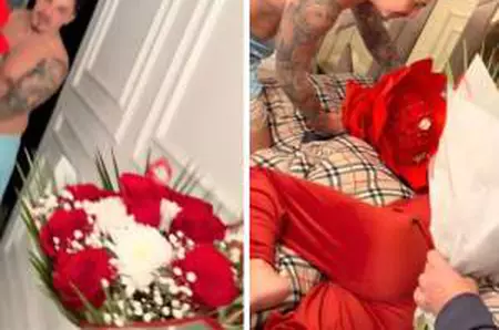 Cea mai importantă femeie din viața lui Bogdan de la Ploiești își sărbătorește ziua de naștere. Cântărețul i-a dus flori la pat