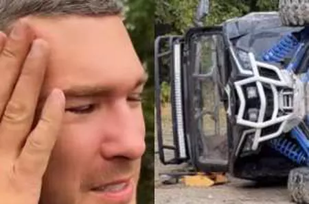 Călin Donca de la Survivor s-a răsturnat cu vehiculul de teren: "M-am lovit la cap..."  