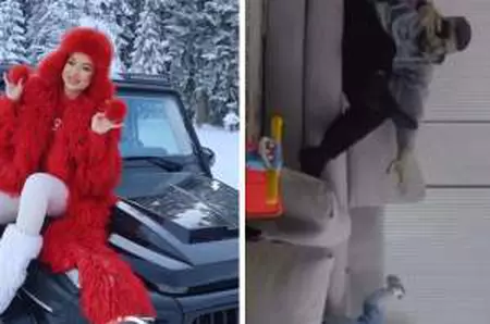 Scene șocante chiar în casa Vlăduței Lupău! Momentul în care fiul cel mic al artistei a căzut de pe canapea, chiar sub ochii tatălui: "Îți rupi capul, măi!"