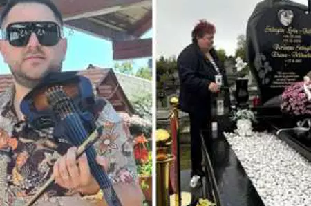 Mama lui Gabi Stângău, mesaj emoționant de la mormântul fiului! Femeia este răpusă de durere