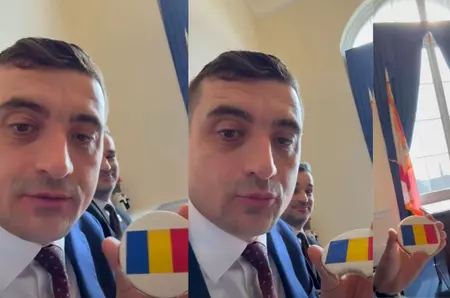 George Simion, între tortul Groenlandei și fursecurile României. Ce a declarat liderul AUR