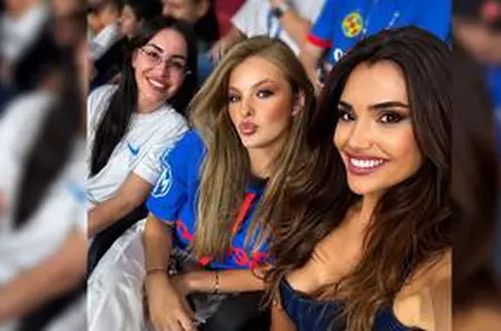 Ghencea superbă: reprezentanta României la „Miss Universe” și-a susținut favoritul din tribune, la FCSB - FC Argeș