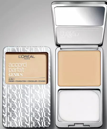 Fond de ten compact 4 în 1, L’Oréal Paris, Accord Parfait Genius, 74,98 lei