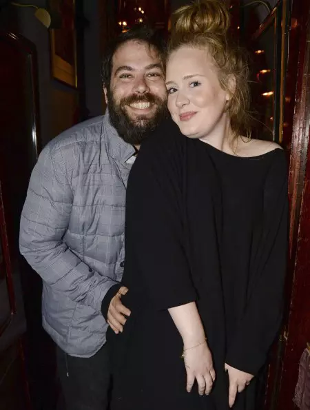 Adele, alături de fostul ei soț, Simon Konecki
