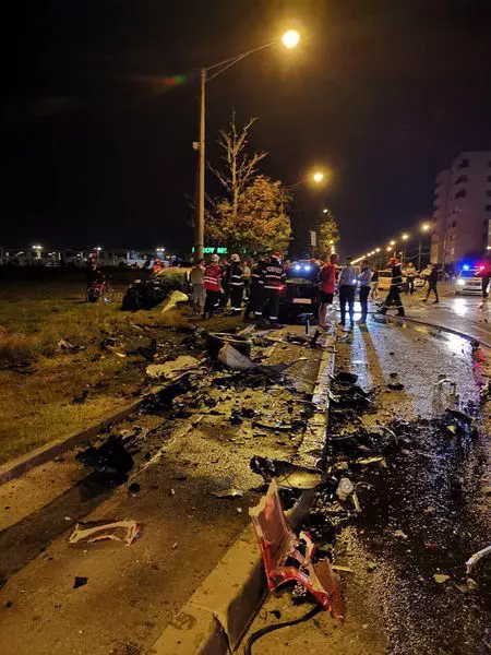 Mario Iorgulescu a făcut praf maşina de lux pe care o conducea, un Aston Martin de 300.000 de euro