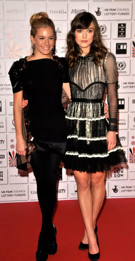Keira Knightley si Sienna Miller