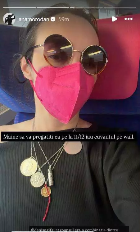 Ana Morodan in avion