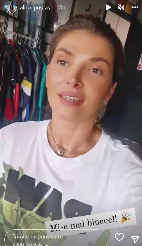 Cu ce problemă de sănătate se confruntă Alina Pușcaș. „E groaznic! Sunt toată umflată”
