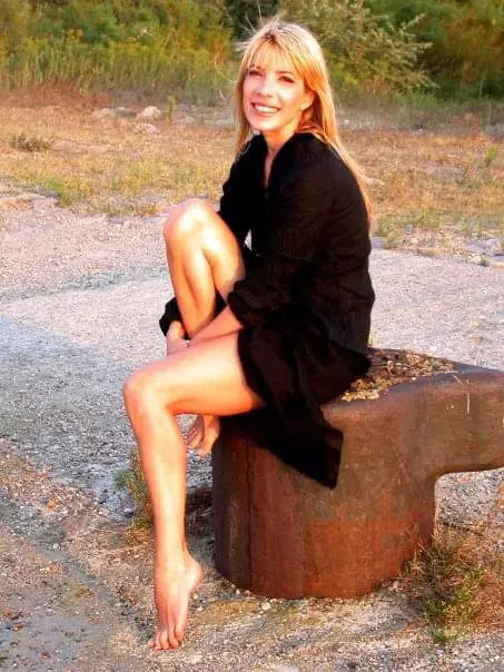 Maria Radu la filmarea clipului 'All this time'. Sursă foto: Arhivă personală