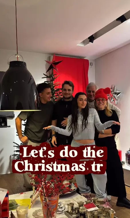 Andreea Esca, Alexandre Eram, copiii lor, Aris și Alexia, și iubitul Alexiei