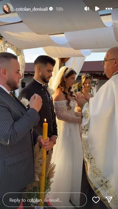 Iancu Sterp și Denisa Coțolan s-au căsătorit religios  (18)