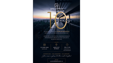 APX Hotels – 10 ani de dezvoltare în hospitality-ul contemporan românesc