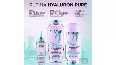 Scalp gras, lungimi uscate? Elseve Hyaluron Pure de la L'Oréal Paris îți oferă soluția