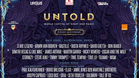 Artiști noi în line-up-ul Untold 2019!