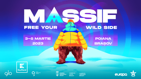 MASSIF, 3-5 MARTIE 2023, POIANA BRAȘOV. Primele abonamente vor fi puse în vânzare joi, 10 noiembrie