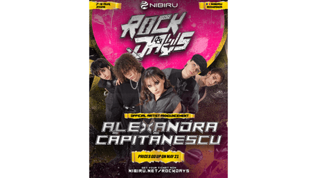 Alexandra Căpitănescu, direct de pe scena Eurovision pe scena ROCK DAYS la NIBIRU