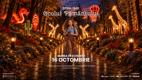 Cel mai mare parc de lumini din țară se deschide pe 16 octombrie în București, la Grădina Botanică.