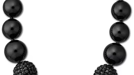 Colier din metal si cristale Swarovski