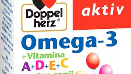 Doppelherz aktiv Omega-3 cu Vitamine A+D+E+C pentru copii