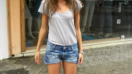 Pantalonii scurti - un look chic