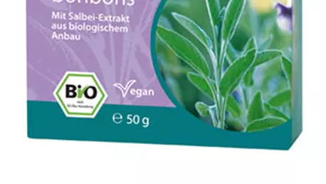 Bomboane BIO cu salvie pentru gat Fitne