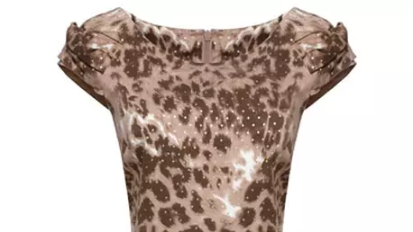 Rochie animal print, din bumbac, Next